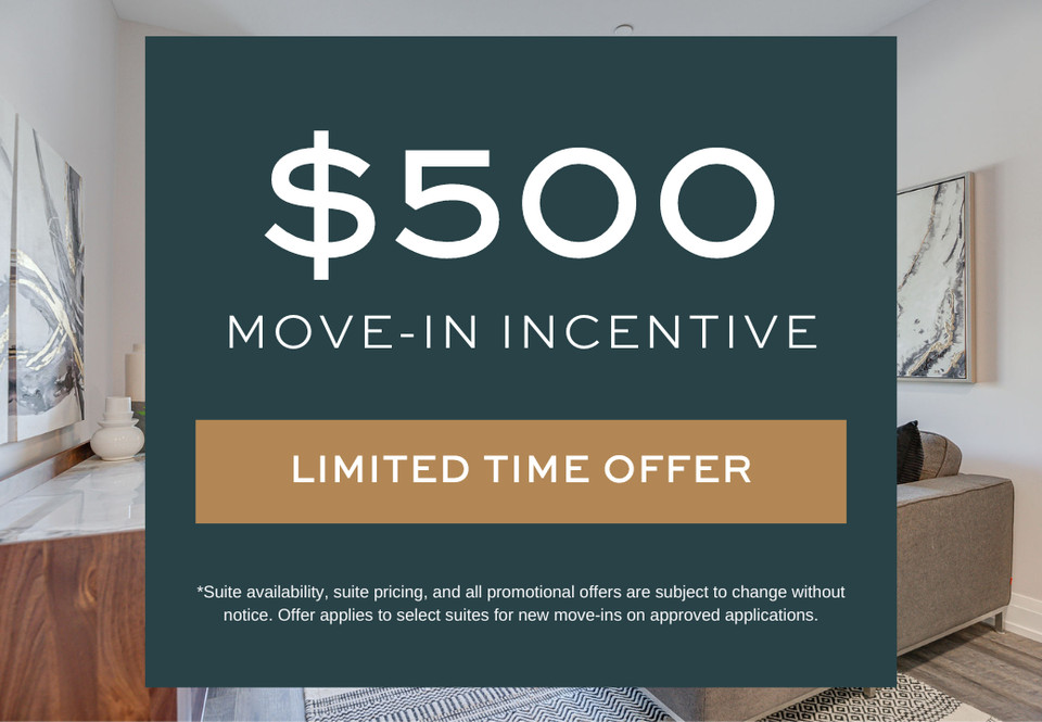 $500 Move-in Bonus | Spacious & Bright 2 Bed + Den in Downtown in Long Term Rentals in Kitchener / Waterloo