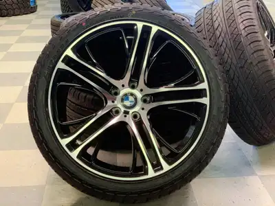 New set (4) staggered BMW X5 wheels & tires BMW X6 tires & wheels Tires 315/35R20 tires REAR 275/40R...