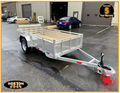 2026 Tow Tek 5x10 All-Aluminum Utility – 5YR Warranty – Best Gate in Ontario! Description: Rokton Re...