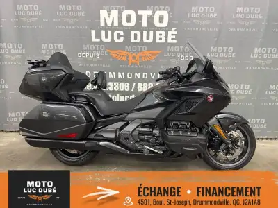 Honda GL1800 Goldwing Tour DCT 2022 34 750 KM BALANCE DE GARANTIE PROLONGÉE HONDA 31 MARS 2029 TRANS...