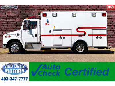 **ONE OWNER - ACCIDENT FREE** 117,346 KM This 2001 Freightliner FL60 Daycab Fire Rescue Emergency Tr...