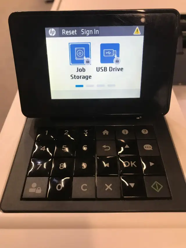 HP Laserjet Managed E60055 Monochrome B/W Desktop Printer in Printers, Scanners & Fax in Mississauga / Peel Region - Image 2