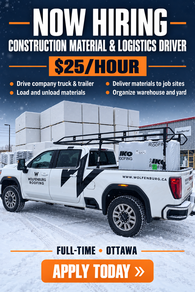 Driver Materials & Logistics - 25$/hr in Drivers & Security in Ottawa - Image 2