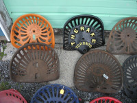 Vintage Cast Iron Seats