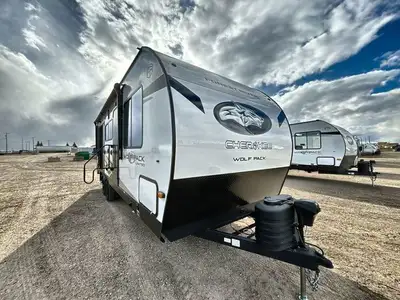 Wolf Pack King Bed:Spacious and comfortable, making the front private bedroom your personal retreat....