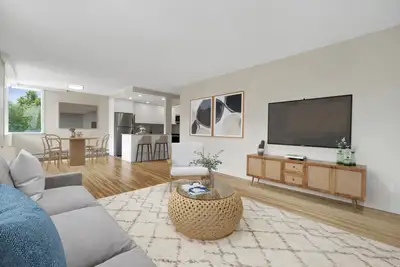 **Upgraded suites available which include high gloss white cabinetry and quartz countertops. In-suit...