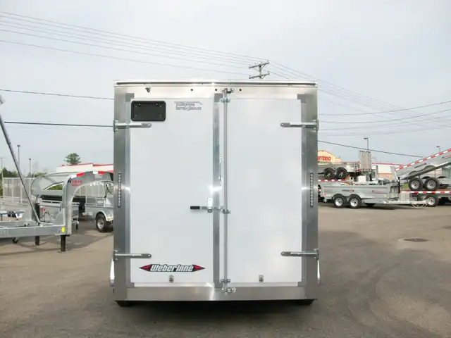 2025 Weberlane Cargo 7' x 14' v-nose 2 essieux 5200lb glissiere  in Cargo & Utility Trailers in Laval / North Shore - Image 5