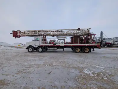 Rig #24 2002 Kenworth T800 with Ingersoll rand TH60 drilling rig - SOLD!!!!! KMS 65,639 HRS 19,885 M...