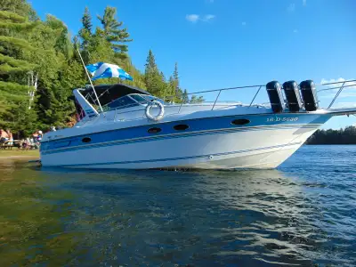 Beau bateau très bien entretenue viens avec trailer 3 essieux. 1 moteur changer par ancien proprio (...