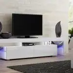 NEW RGB MODERN LED HIGH GLOSS TV STAND in Other in Regina - Image 3
