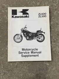 Sm175 Kawasaki ZL600 ZL500 Service Manual 99924-1073-51