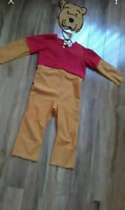WINNIE THE POO (size 12) $15 WITCH (medium) $15 Also available for $20 each are 42" Plush animal cos...