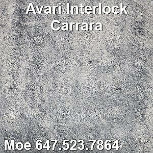 Avari Carrara Interlock Stone Avari Carrara Patio Slabs in Outdoor Décor in Markham / York Region