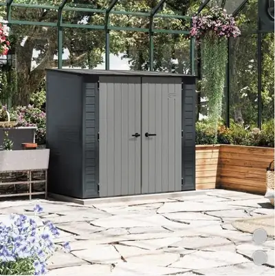 Suncast 7x4 Modern Resin Storage Shed – Durable Outdoor CO11235, View more