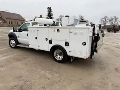 2011 Ford F450 Super Duty Service Truck- C/W 6.7 power stroke diesel engine 4 wheel drive Waltco tai...