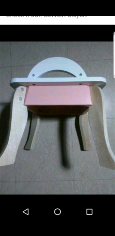 Kids Hand Carry on Portable Stool, Wooden, New, View more
