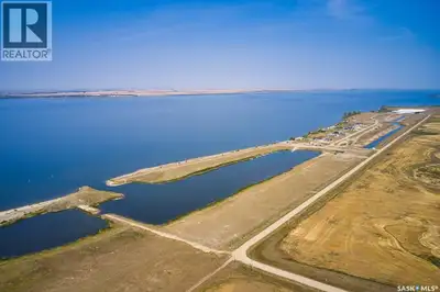 Lakefront lot for sale in Sunset Acres Resort on the East shore of Last Mountain Lake, Saskatchewan....