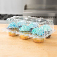 185 6-Cup   High Top   Cupcake Muffin Containers