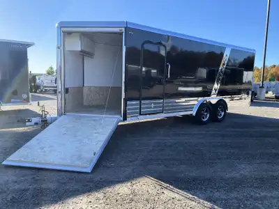 Legend 8 Wide Aluminum Deluxe V-Nose Snowmobile Trailer is $21,805.00 or $436.06/month! Ord: 71796 -...
