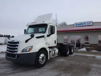 Welcome to Andy's Truck Sales. 2019 FREIGHTLINER CASCADIA EVOLUTION DAY CAB TRACTOR #0091 320,670 KM...
