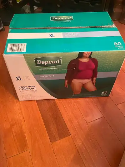 Depend FIT-FLEX Incontinence Underwear for Women, Maximum Absorb, View more