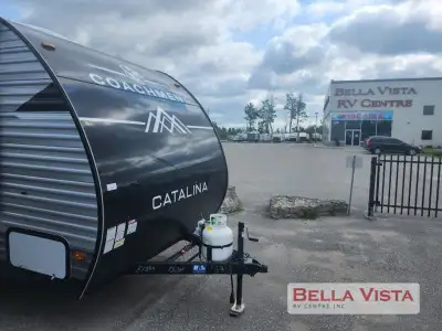 This Catalina Summit Series 7 travel trailer 134BHX highlights: Bunk Beds Bedroom Storage Two Burner...