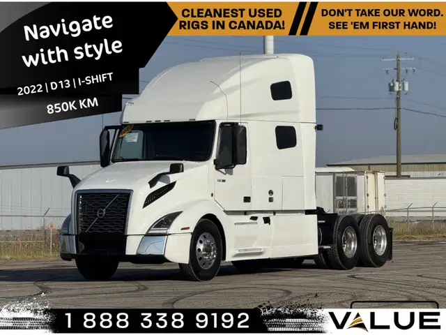 2022 Volvo VNL760 D13 | 455HP | 2.79 RATIO | I-SHIFT in Heavy Trucks in Calgary - Image 2