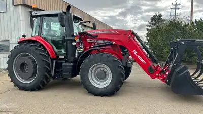 2019 Massey Ferguson 7718S Deluxe tractor 4990 Hours Dyna VT Multipad control Auto guidance ready Le...