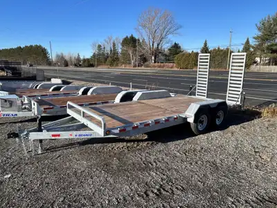 Financing Available O.A.C. 2026 82x18 Galvanized Car Hauler Built for strength, stability, and year-...