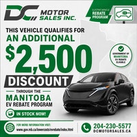 SAVE AN ADDITIONAL $2500 FROM MANITOBA'S EV REBATE PROGRAM! ONE OWNER CLEAN BRITISH COLUMBIA GM DEAL... (image 1)