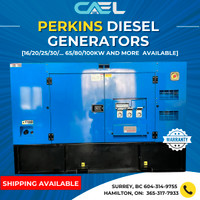 CAEL Générateurs diesel Perkins neufs - Garantie et modèles pers