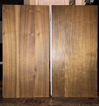 NORESCO Canadian Made early 70's cabinets   real walnut  veneer