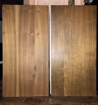 NORESCO Canadian Made early 70's cabinets   real walnut  veneer, View more