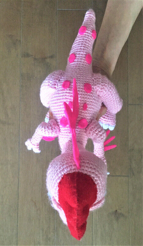 Crocheted Baby Dinosaur, Ruby in Toys in Hamilton - Image 4