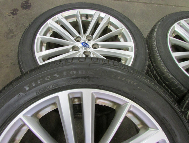 Subaru Impreza 205 50 R17 Rims Firestone Tires in Tires & Rims in Mississauga / Peel Region - Image 4
