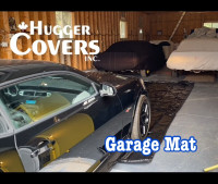 Containment Garage Mat for Floor Black