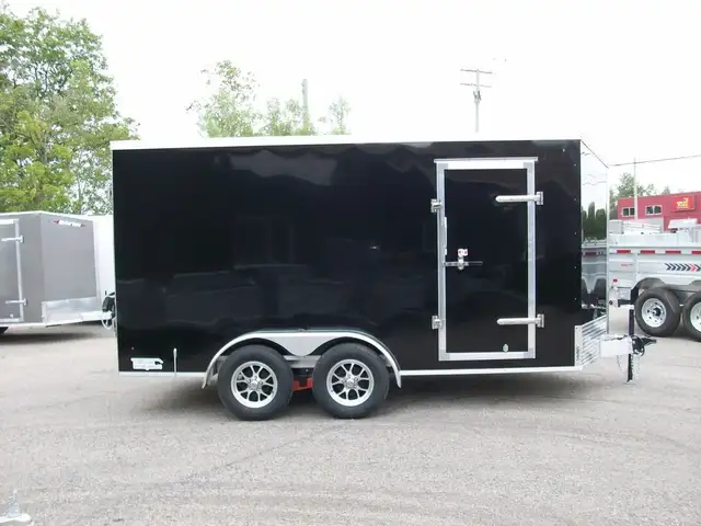 2025 Weberlane Aluminium 7' x 14' v-nose 2 essieux glissiere CON in Cargo & Utility Trailers in Laval / North Shore - Image 6