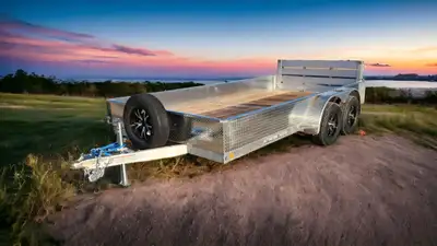 Welcome to Canadian Made Trailers! ALUMINUM UTILITY TRAILER. GREAT FOR ATV SIDE BY SIDE MOTORCYCLE O...
