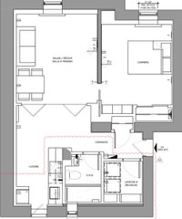 Renovated Akelius one bedroom apartment for rent. Located near Rue Ponsard and Queen Mary Road in th... (image 8)