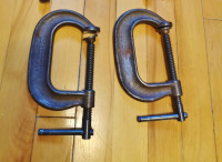 2 vintage clamps / pinces vintage (J.H Williams)