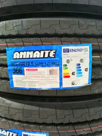 LOW PRICE WE HAVE STOCK! New Commercial Truck / Drive / Steer / Trailer Tires available wholesale. A...