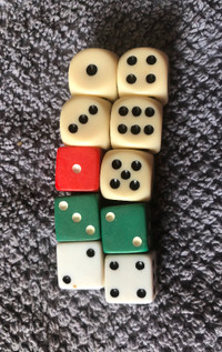10 small dice