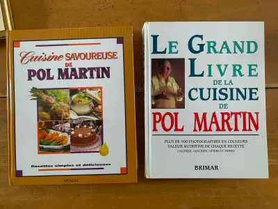 2 livres de cuisine Pol Martin, View more