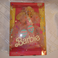 1990 Happy Birthday Barbie Doll in Box Mattel 7913