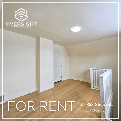 1-Bedroom Loft Available in London!! Welcome to Unit 3 at 358 Glebe St in London, a unique loft-styl...