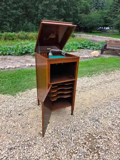 Antique Gramophone Cabinet, View more