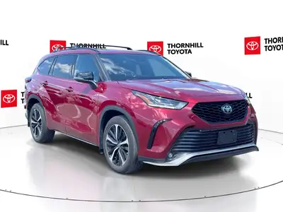 Thornhill Toyota Proudly Presents This Red 2021 Toyota Highlander with XSE AWD Package, Featuring an...