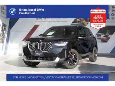 Low Mileage! Check out our large selection of pre-owned vehicles today. 2025 BMW X3 30 xDrive 2.0L I...