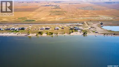 Lakefront lot for sale in Sunset Acres Resort on the East shore of Last Mountain Lake, Saskatchewan....