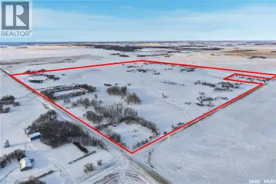 Great location NW of Saskatoon with a mature treed yard site. Currently pasture land for grazing. Gr...